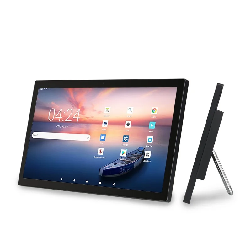 Narrow Bezel IPS Touch Screen 15.6 Inch Wall Mounted Android Linux Advertising Display