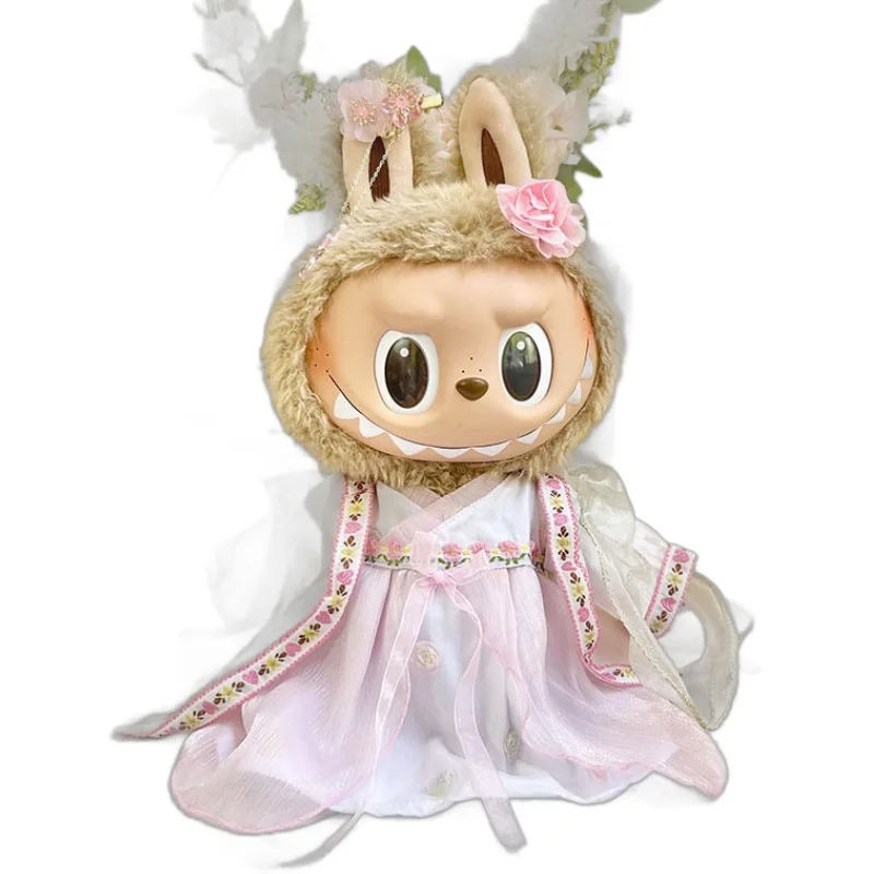 2292 38cm Vinyl Plush Clothing Replacement Doll Dress Suit Cute Dress Outfit Clothes Only Labubu