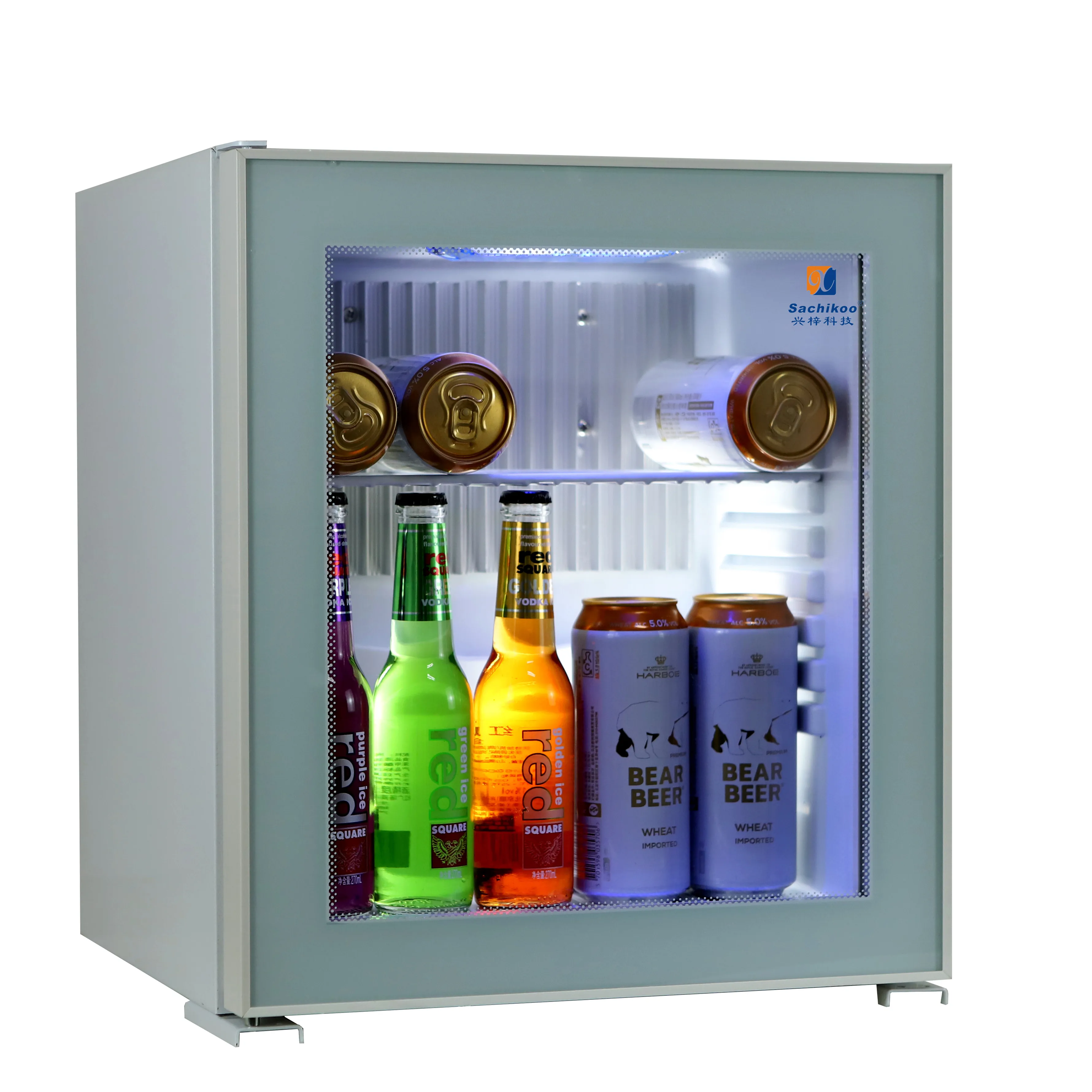The hotel has no Freon absorption mini refrigerator, no compressor, no noise, and low energy consumption