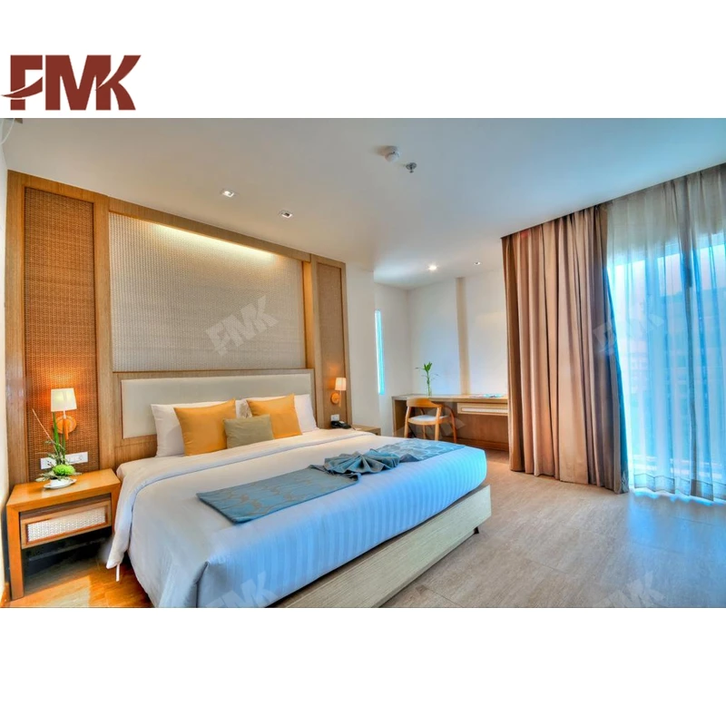 4 Star Holiday Resort Hotel Furniture Vietnam Project Wooden Hotel Bedroom Sets