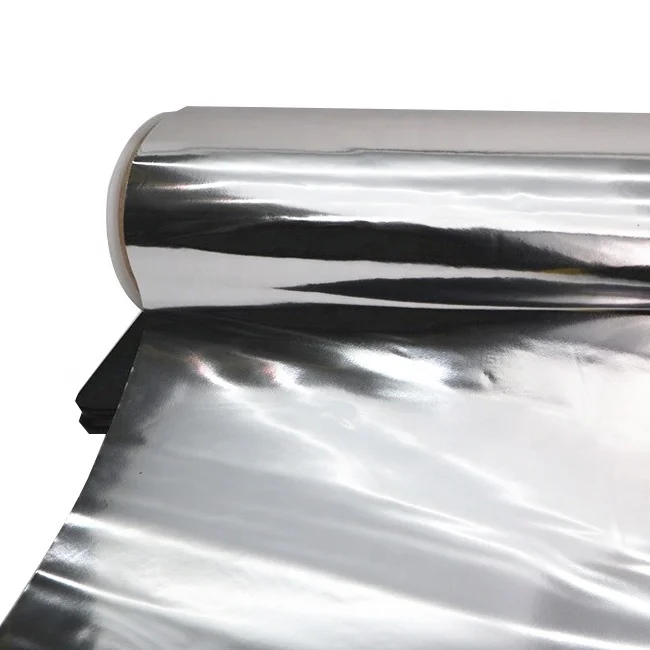 China High Quality Aluminum Films Polyester PET Material Film Metalized Laminated PLA Film