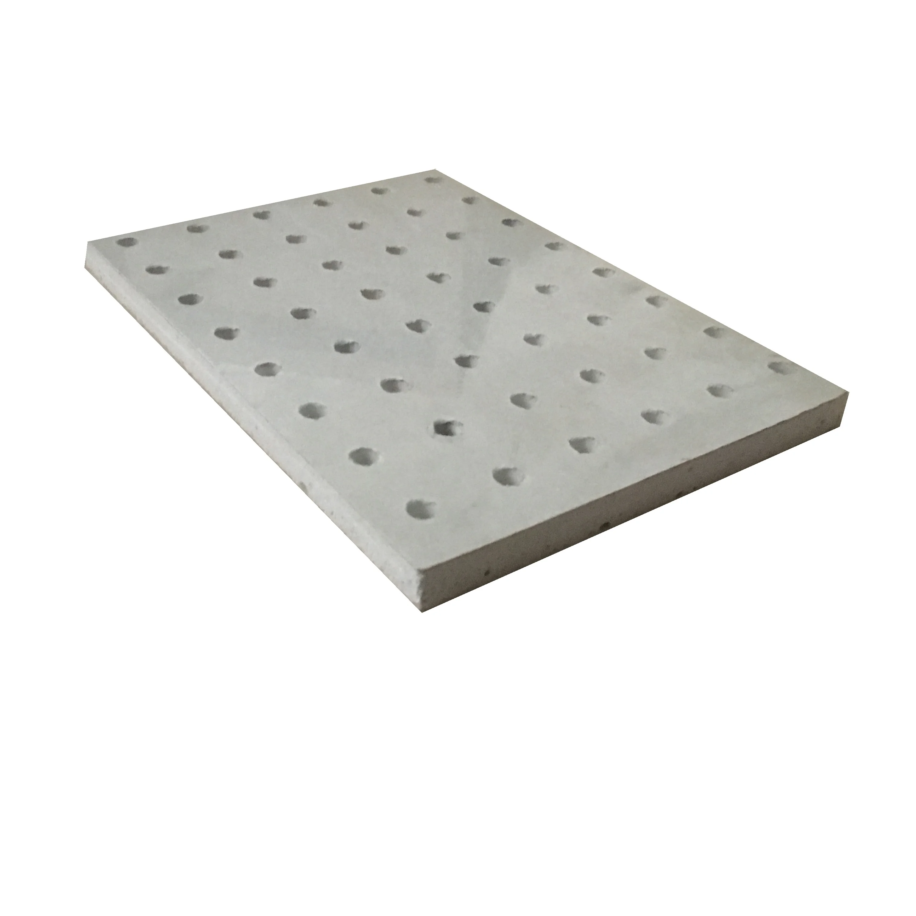 2023 New Soundproof Acoustic Insulated Perforated Gypsum Boards 12mm Thickness with Square Holes for Office Decoration