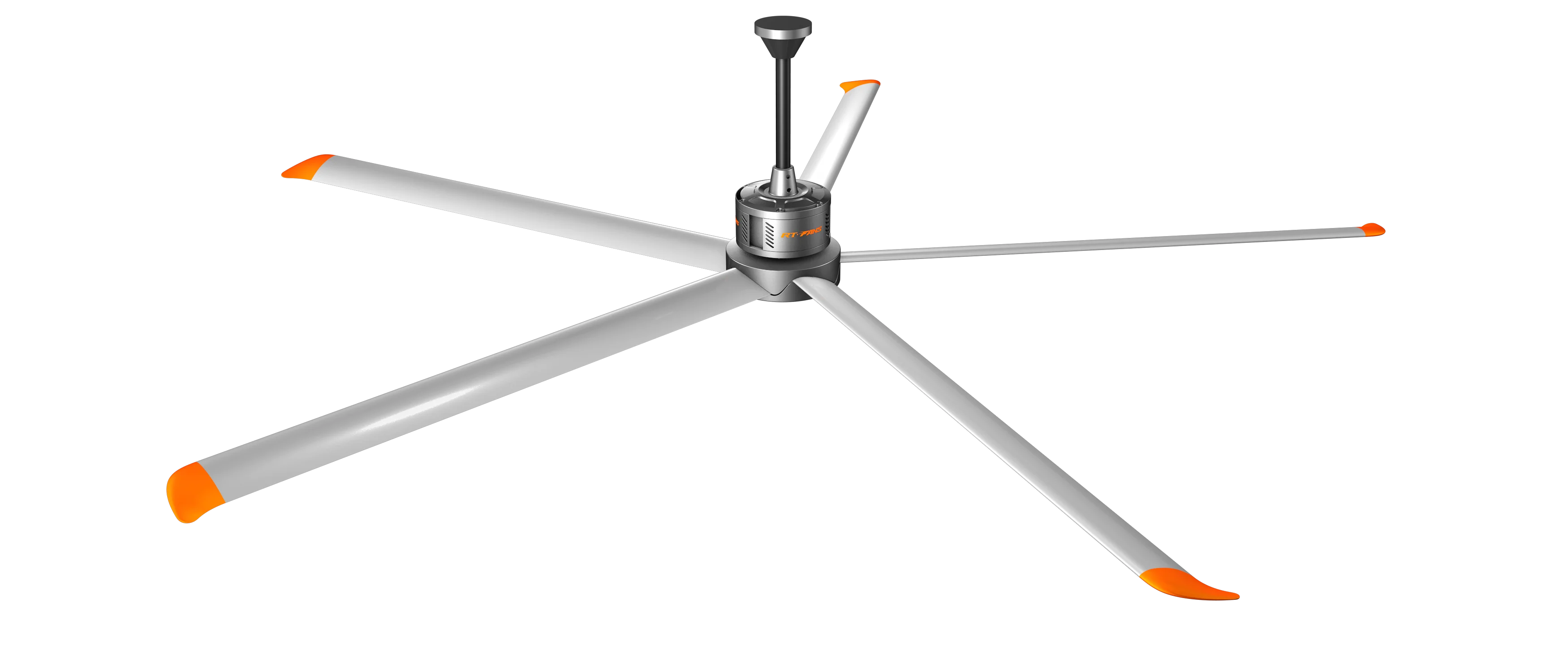 RTFANS PMSM motor 103 inch with light 5 blades commercial hotel school hvls ceiling fan