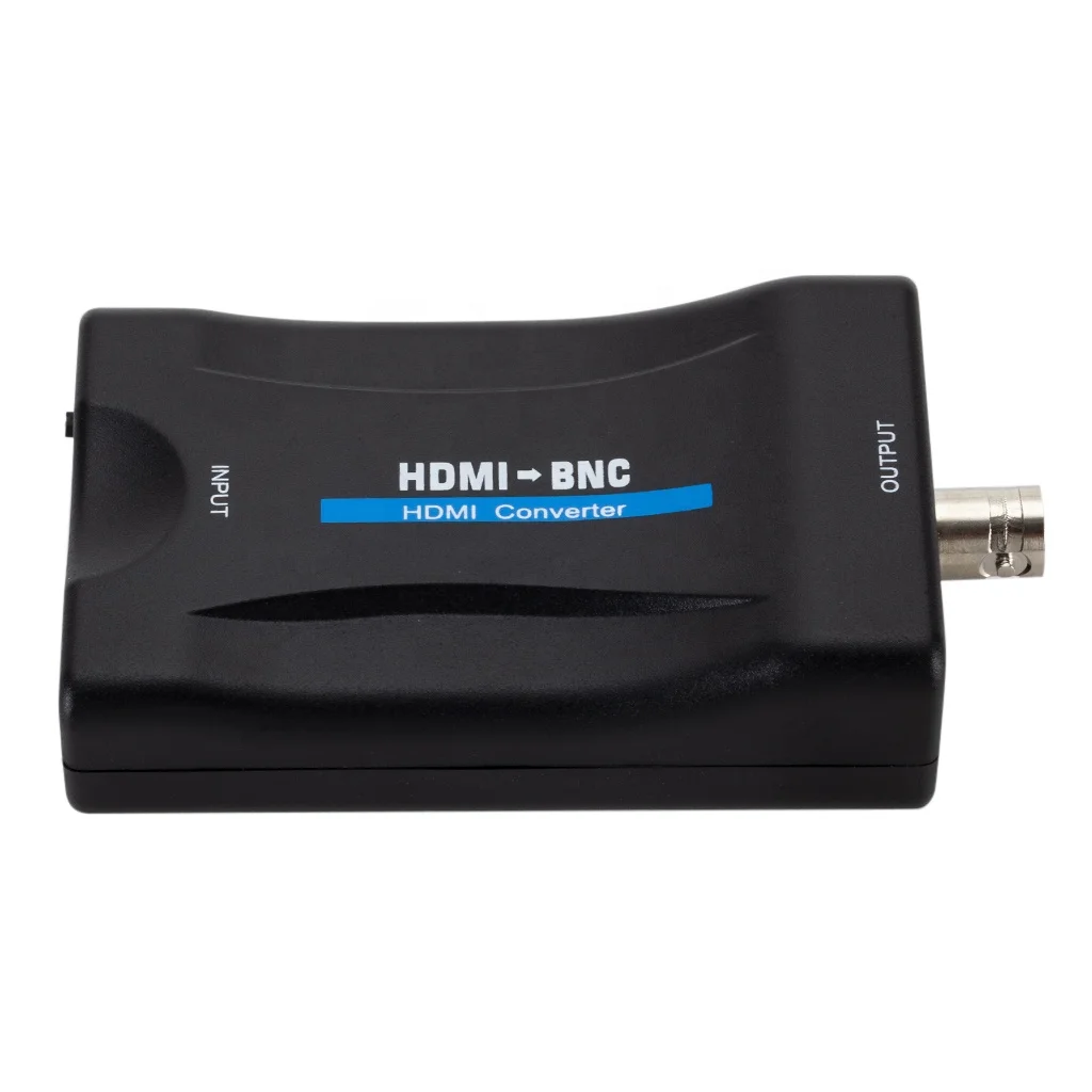 
HD TO BNC Composite video signal Converter Adapter VHS DVD Player PAL/NTSC 