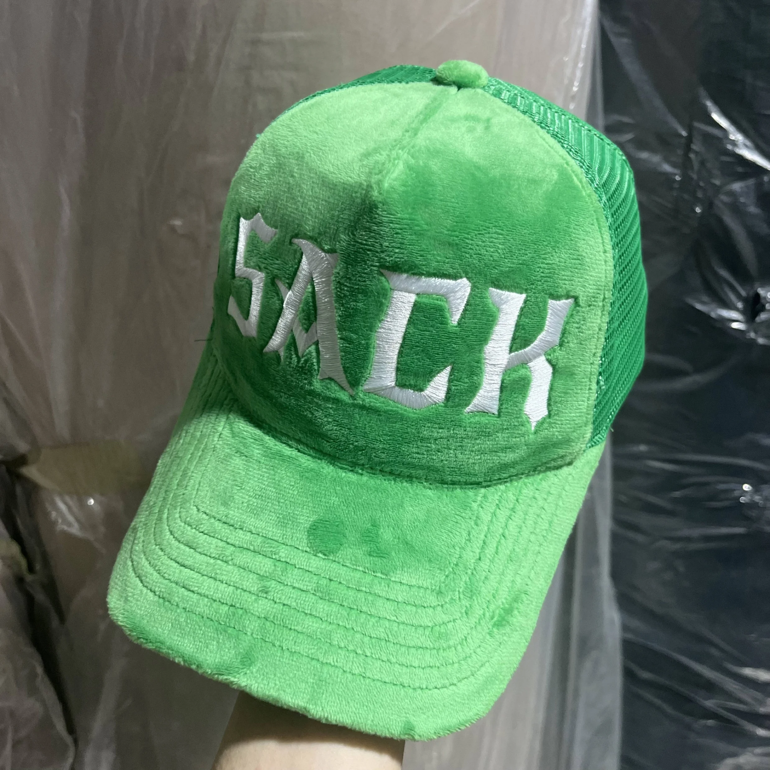 Customize Mesh Hats Custom Logo Blank Plain Trucker Cap Embroidery Velvet Trucker Hats