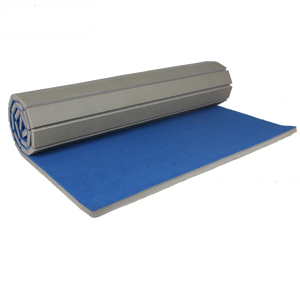 100% factory easy flex rolled up roll out pvc tatami trade assurance xpe mat for wrestling