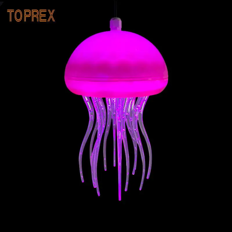 Led Outdoor Acrylic Jellyfish Garden Aquarium Marine Park Romantic Decoration Suspend Jellyfish Lighting Landscape Lamp