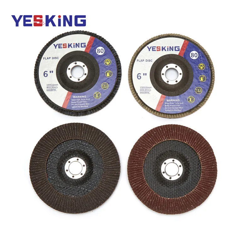 China Flap Disc Manufacturer Wholesale Aluminum Oxide And Calcine Flap Disc Wheel For Metal Polishing