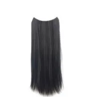 Накладные прямые синтетические волосы, накладные пряди, 24 дюйма, 5 зажимов, 33 цвета, термостойкие