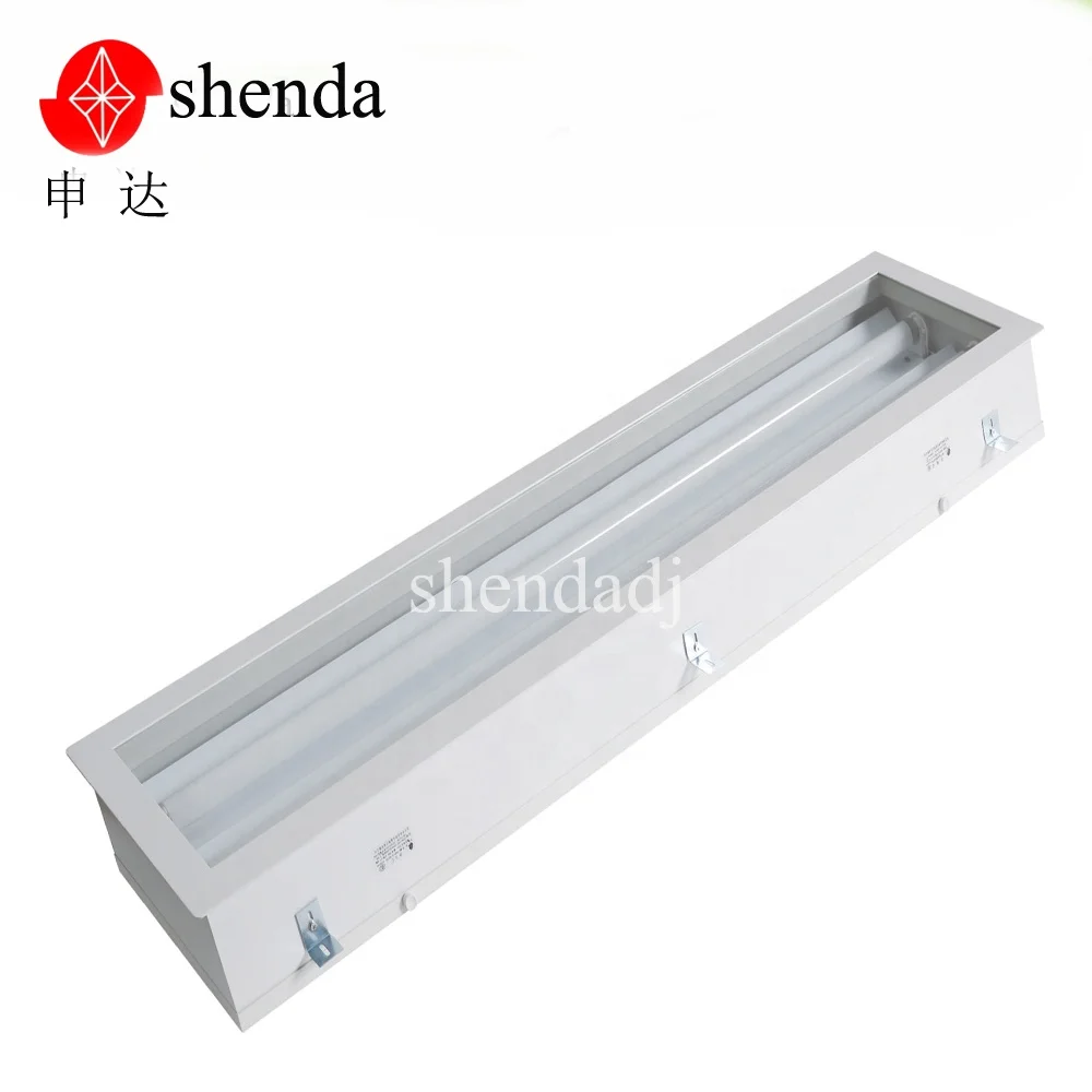 
T5 T8 twin tube 1x4ft fluorescent/led light fittings with reflector 