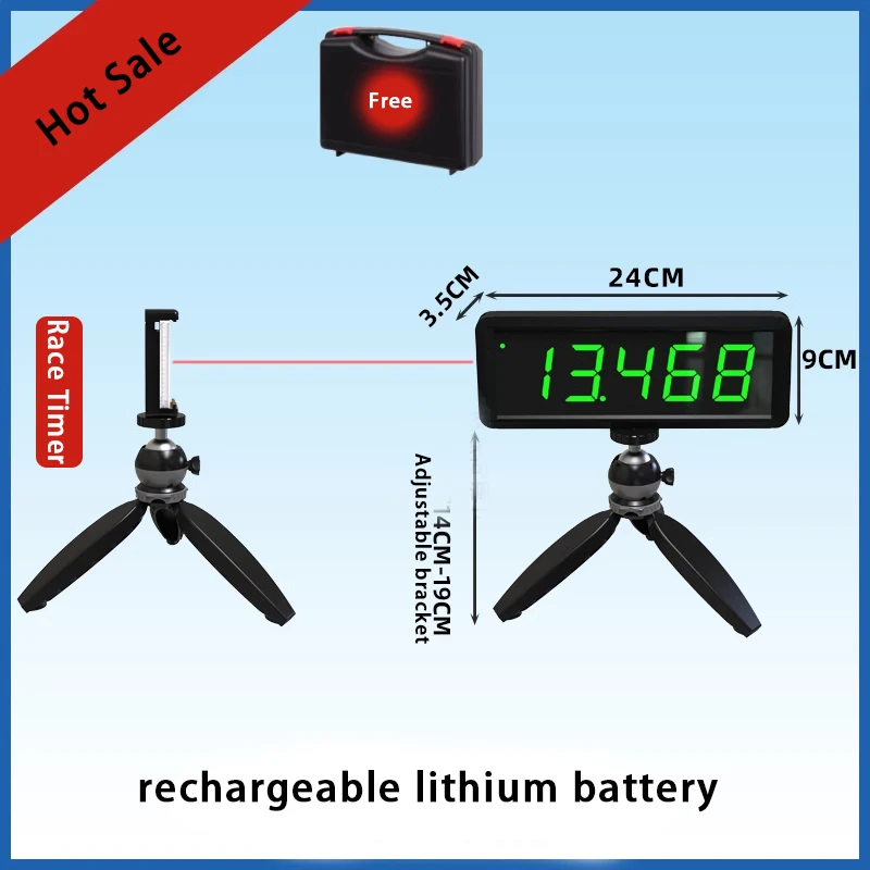 YIZHI Wireless Laser Timer Infrared Sensor Professional Running Sprint Racing High Precision Timing Shuttle Run Race Timer