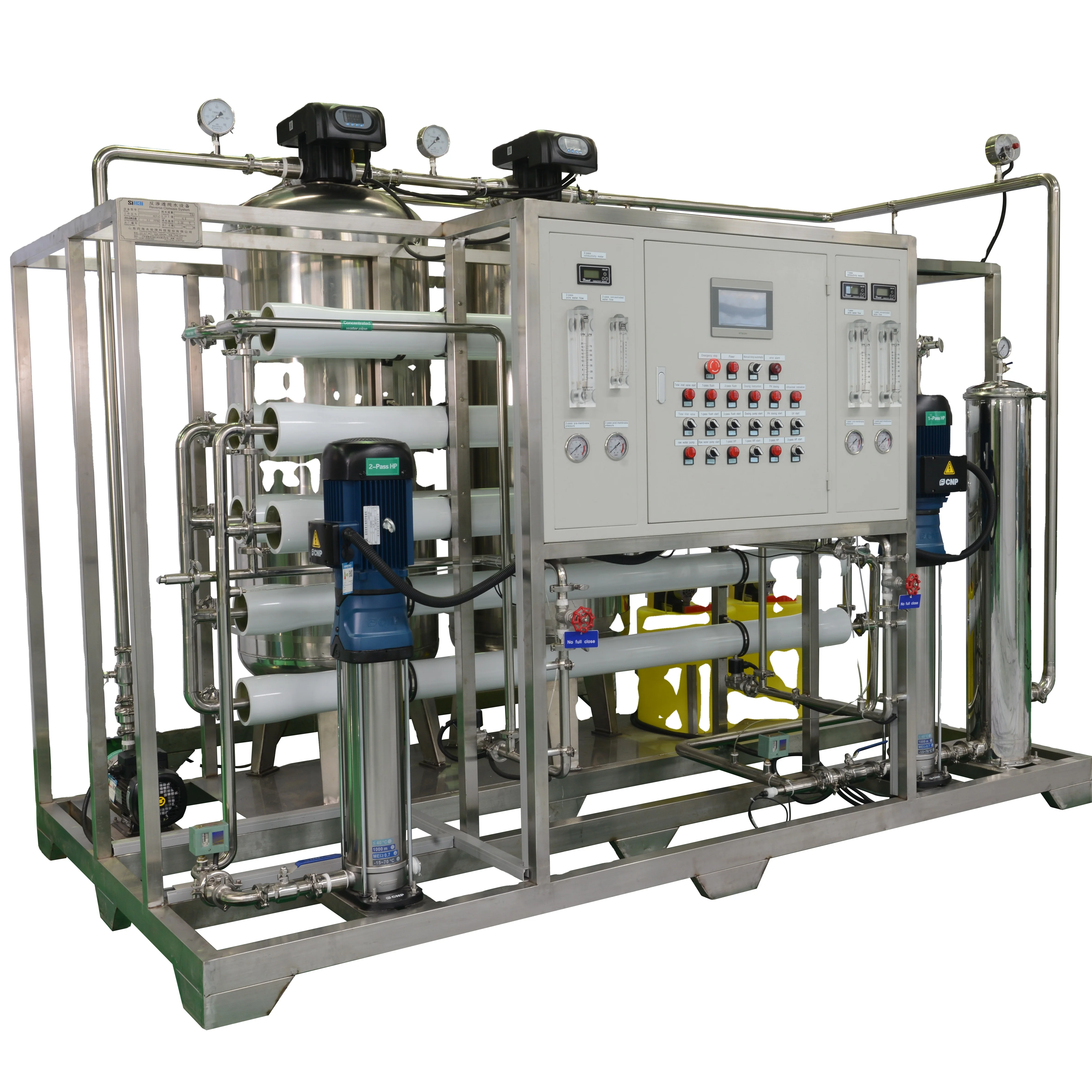 250LPH Reverse Osmosis Water Treatment System 0.25T RO Plant Perchlorate Removal From Drinking Water