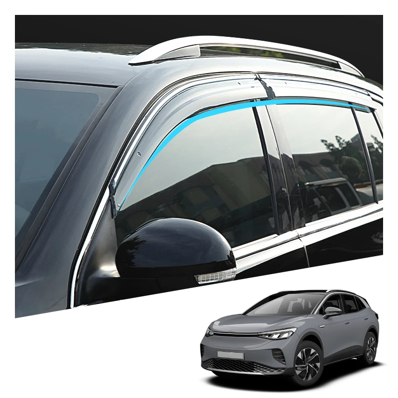 Car Accessories Original Car Window Deflector Ventilation Window Sunshade Rain Shield For Volkswagen ID.4 2021