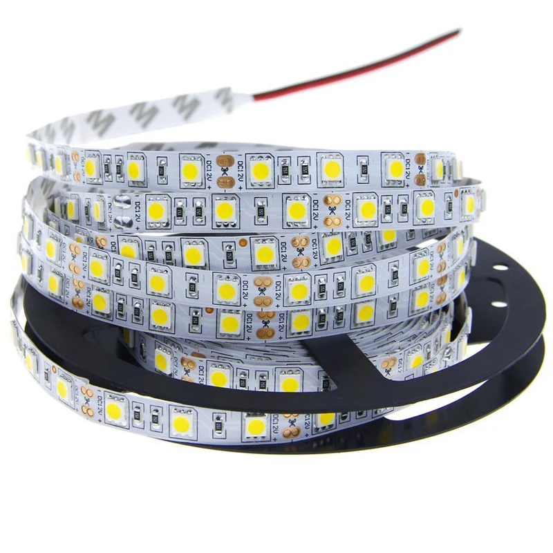 RGB colorful 5050 12V led tape light for decoration