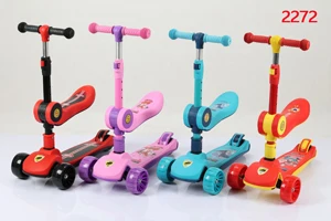 kids china 3 wheel scooter for kids cheap scooter  led 3 flashing pu wheels cheap kids safety scooter