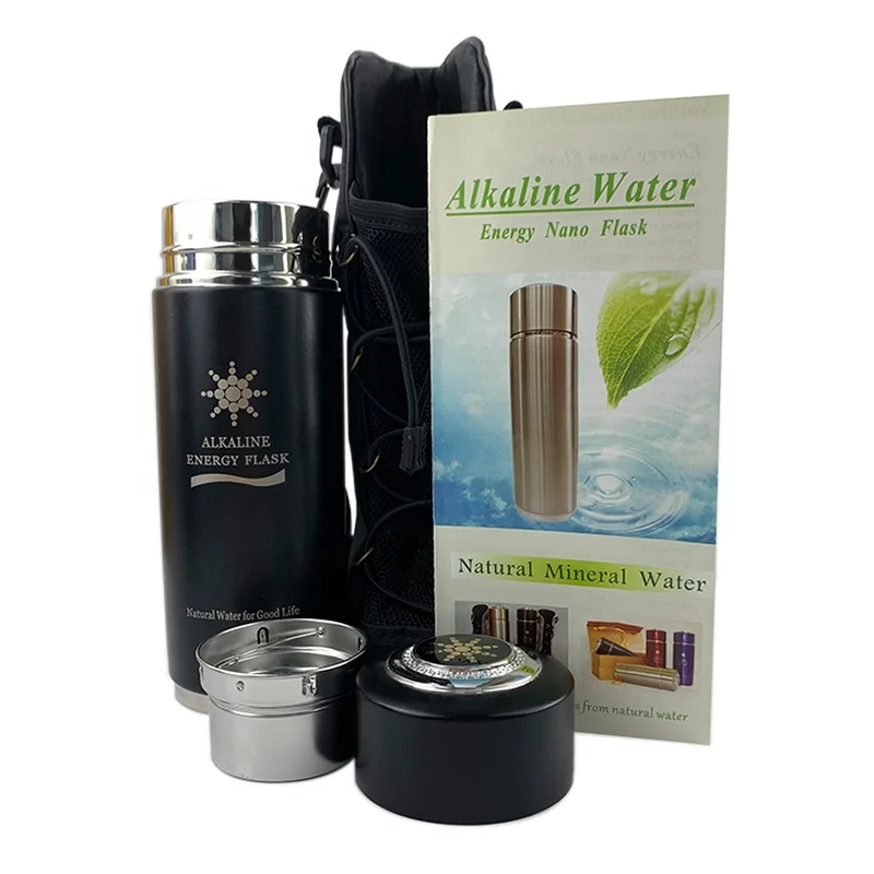 alkaline energy cup nano quantum ORP alkaline water ionizer bottle ZINC alkaline water bottle Neutralized acidic balance system
