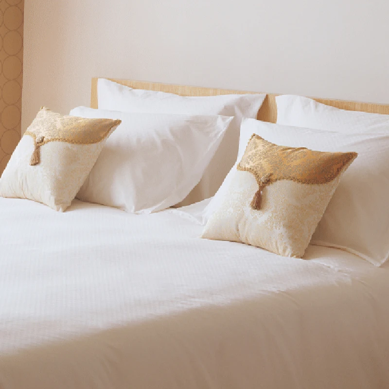 
Cheap Price Good Quality White Goose Feather Down Filling Pillow Manufacturer For Hotel 