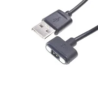 2.2 MM Pitch Waterproof Pad Straight Head Pogo Pin 2 Connector Right Angle Female Strong Force Magnetic Charging USB