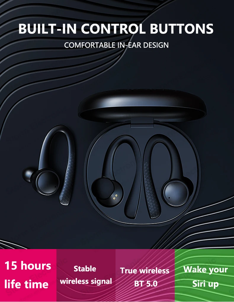 
New technology 2020 TWS true wireless earbuds in ear auriculares T7 Pro sport stereo headphone 