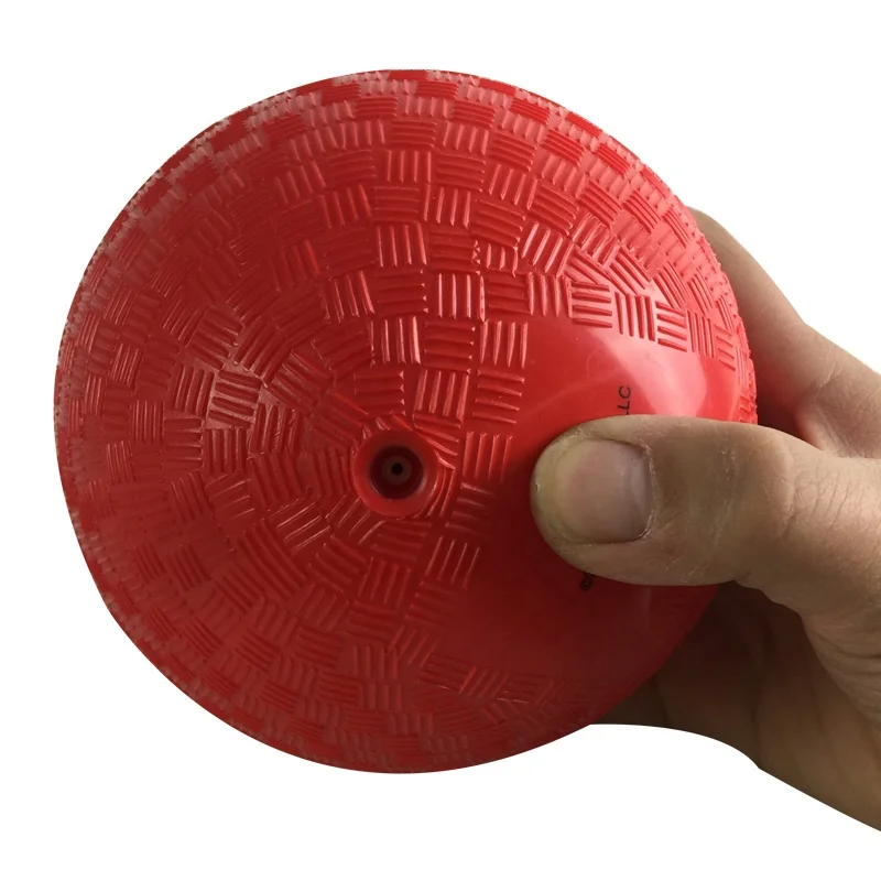 5-дюймовый экологичный ПВХ индивидуальный логотип и цвет надувной синий текст вне игровой площадки игрушечный мяч