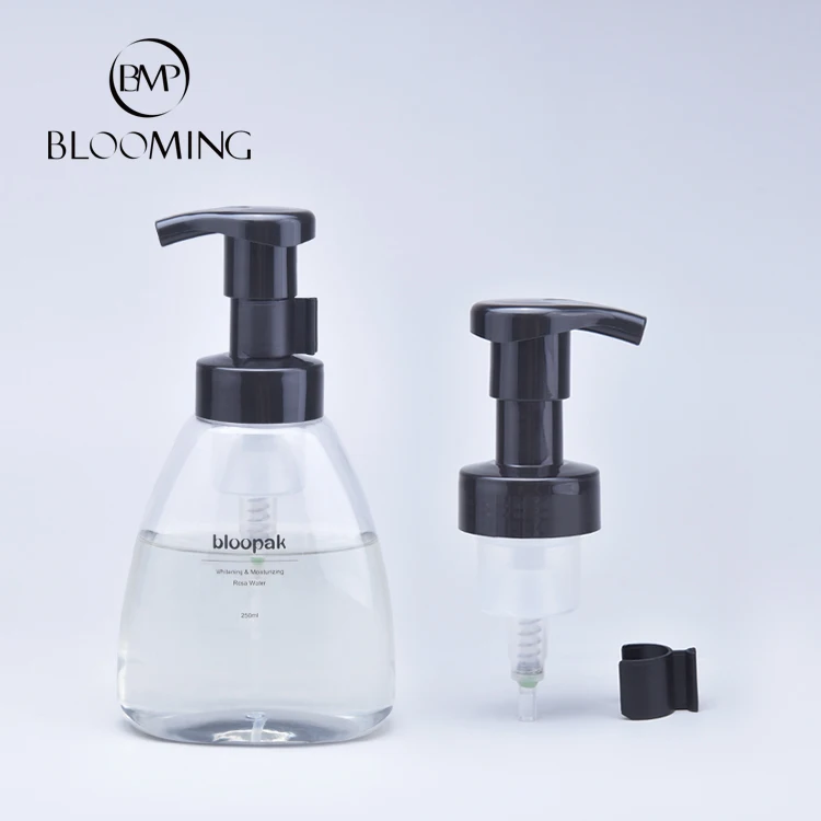 Custom liquid soap dispenser pump wholesale 40mm 42mm plastic hand foam pump,skincare foam bottle facial cleanser soap pump