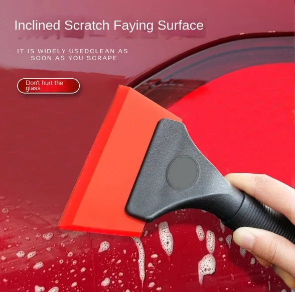 Car Film Tools Long Handle Scraper To Catch The Water Soft Hard Cattle Cattle Soft Scraper Glass Water Catchers Film