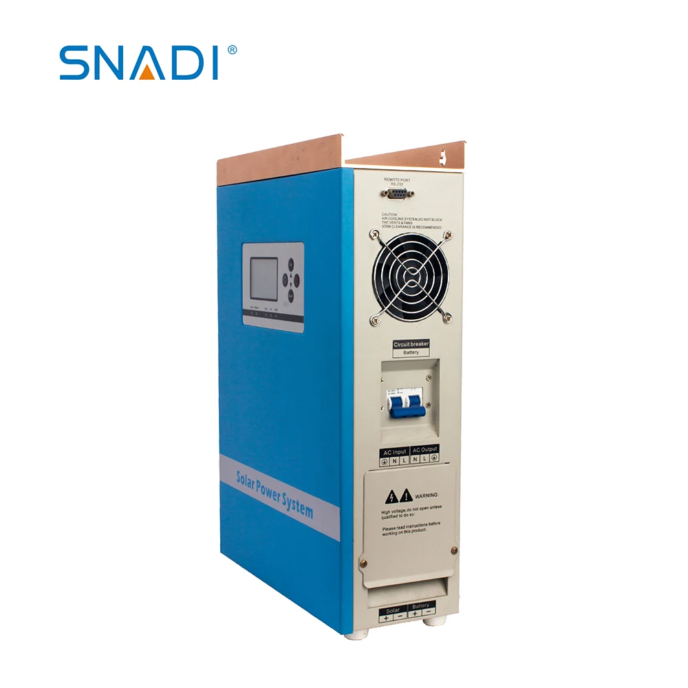 off grid Hybrid Solar Inverter 3Kw 24v 48v 96v 110v 220v For Power System Home Use