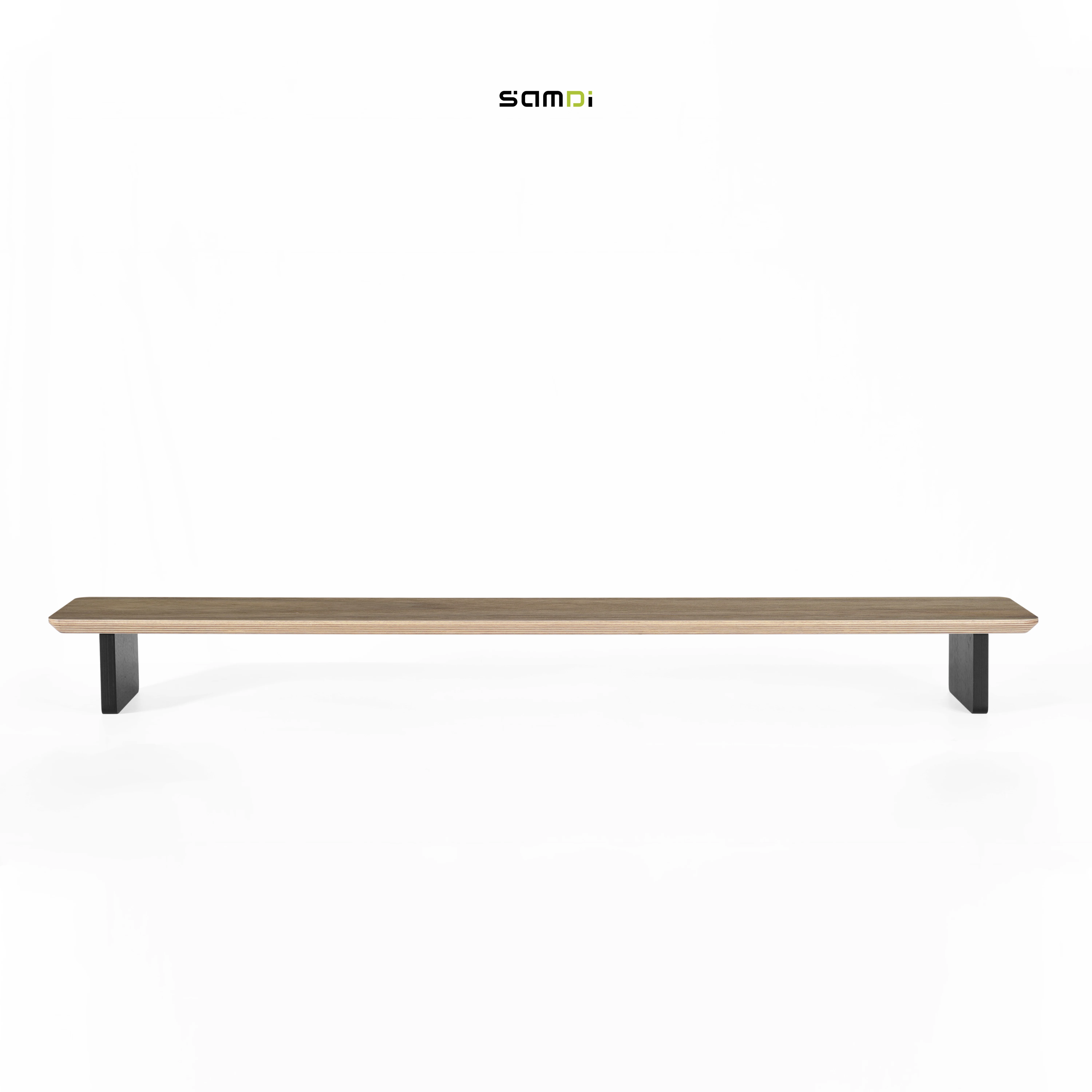 SAMDI Riser Monitor wooden wood Monitor Computer desk shelf Stand Riser computer Monitor Stand for Desktop organization