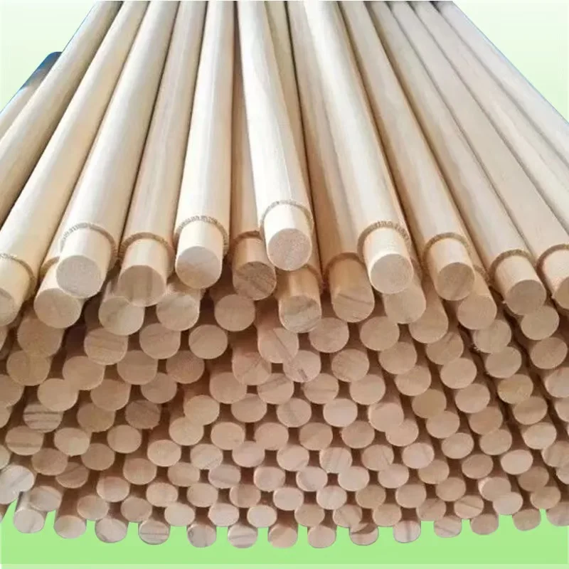 Factory Custom Bamboo and Birch Wood round Dowel Rods Furniture Parts Stickwood in Wood round Stick Format for Office Cabinets