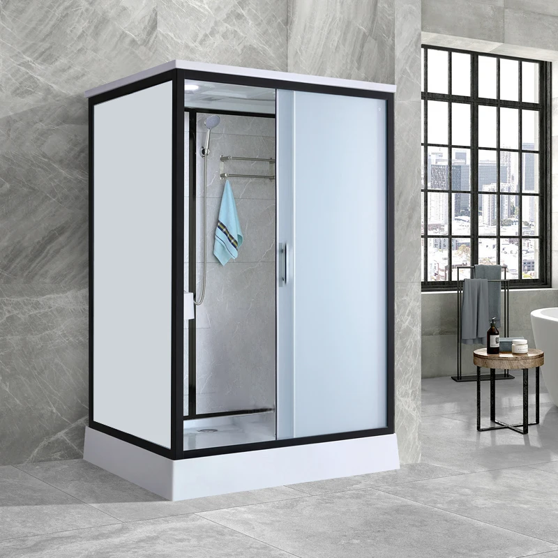 Integrated One-Piece Prefab Bathroom Unit with Shower Toilet and Bathing Room for Rural Rental Properties