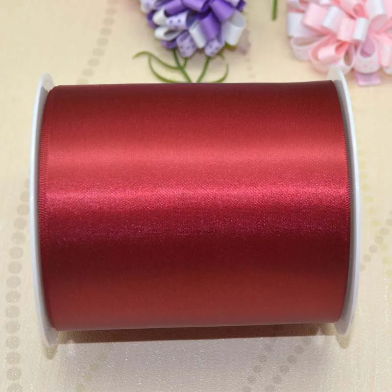 Gordon Ribbons Christmas Hot Sale Gift Ribbon Roll Stocked Single Faced Satin Ribbon Polyester Webbing For Gift Wrapping