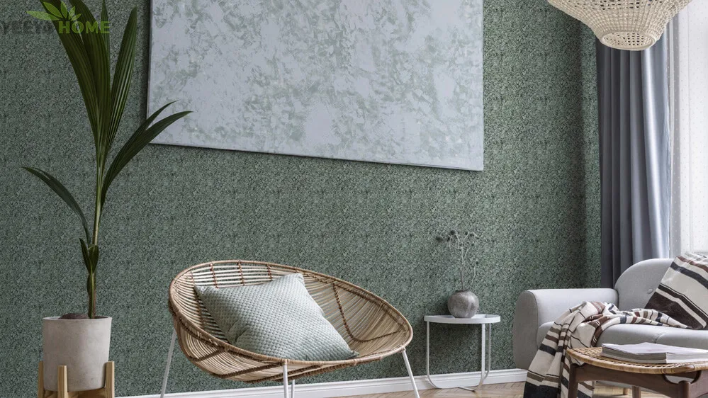 Natural Material Kudzu Bark Vertical Stripes Textured Grasscloth Wallpaper for Home Wall Decoration