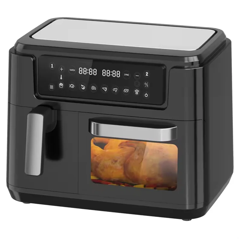 Multifunctional Touch Screen Hot Air Electric Fryer Healthy Oven for Kitchen 10L Air Fryer
