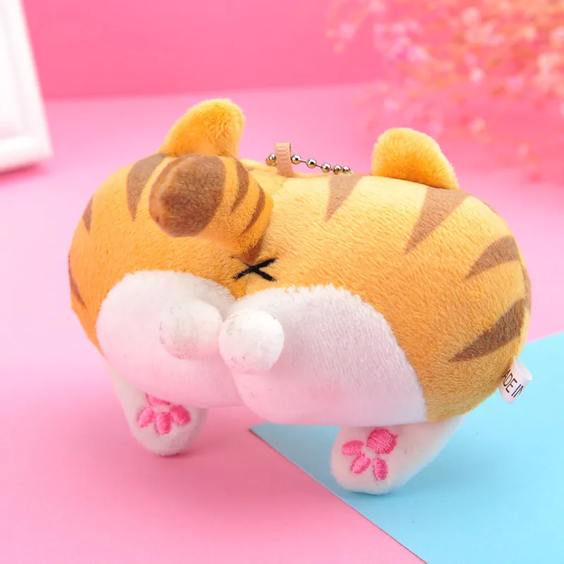 Peach Sheep Cute Sexy Corgis Dog Butt Plush Toy Stuffed Cat Tail Pink Ass Egg Chair Seat Cushion Sofa Decor Tkeychain for Boy