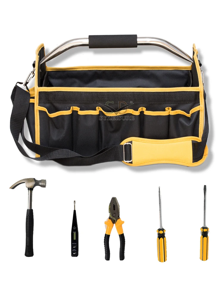 Mobilizable custom tool bag electrician Heavy Duty garden work tool bag pvc tool bags