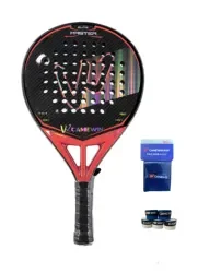 In stock  racquet wholesale 38mm round shape diamond shape  soft eva padel rackets china manufacture