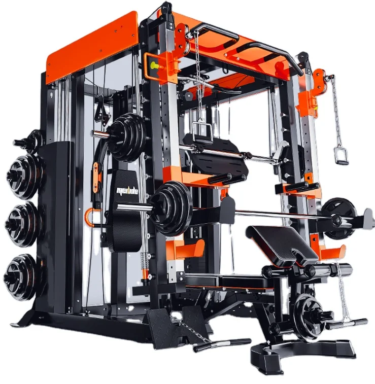Тренажер для фитнеса Smith machine gantry домашнее многофункциональное интегрированное приседание многофункциональный тренажер тренажерный зал фитнес