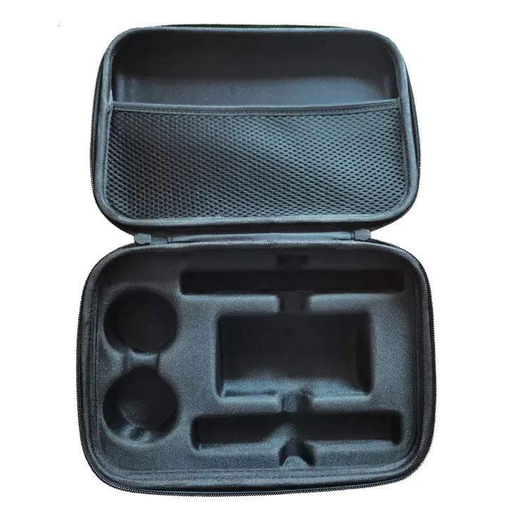 Zipper closure rubber handle shockproof custom size outdoor travel case for portable projector