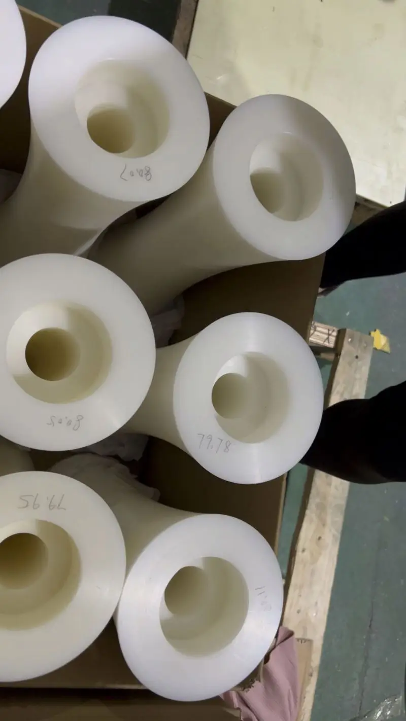 China High Precision OEM CNC Turned Plastic Delrin Pom PE Parts Machining