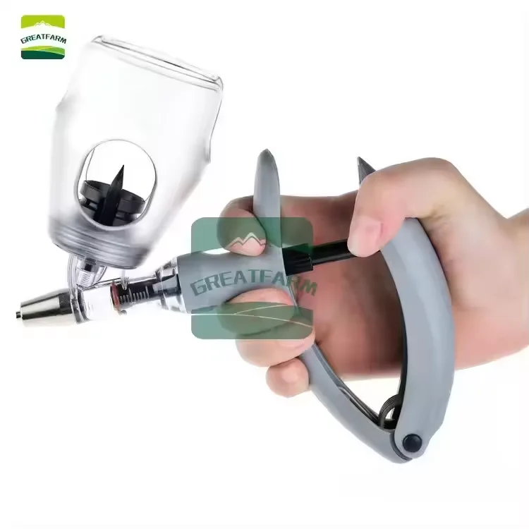 2ml 5ml Automatic animal Injection Syringe continuous veterinary syringe with bottle