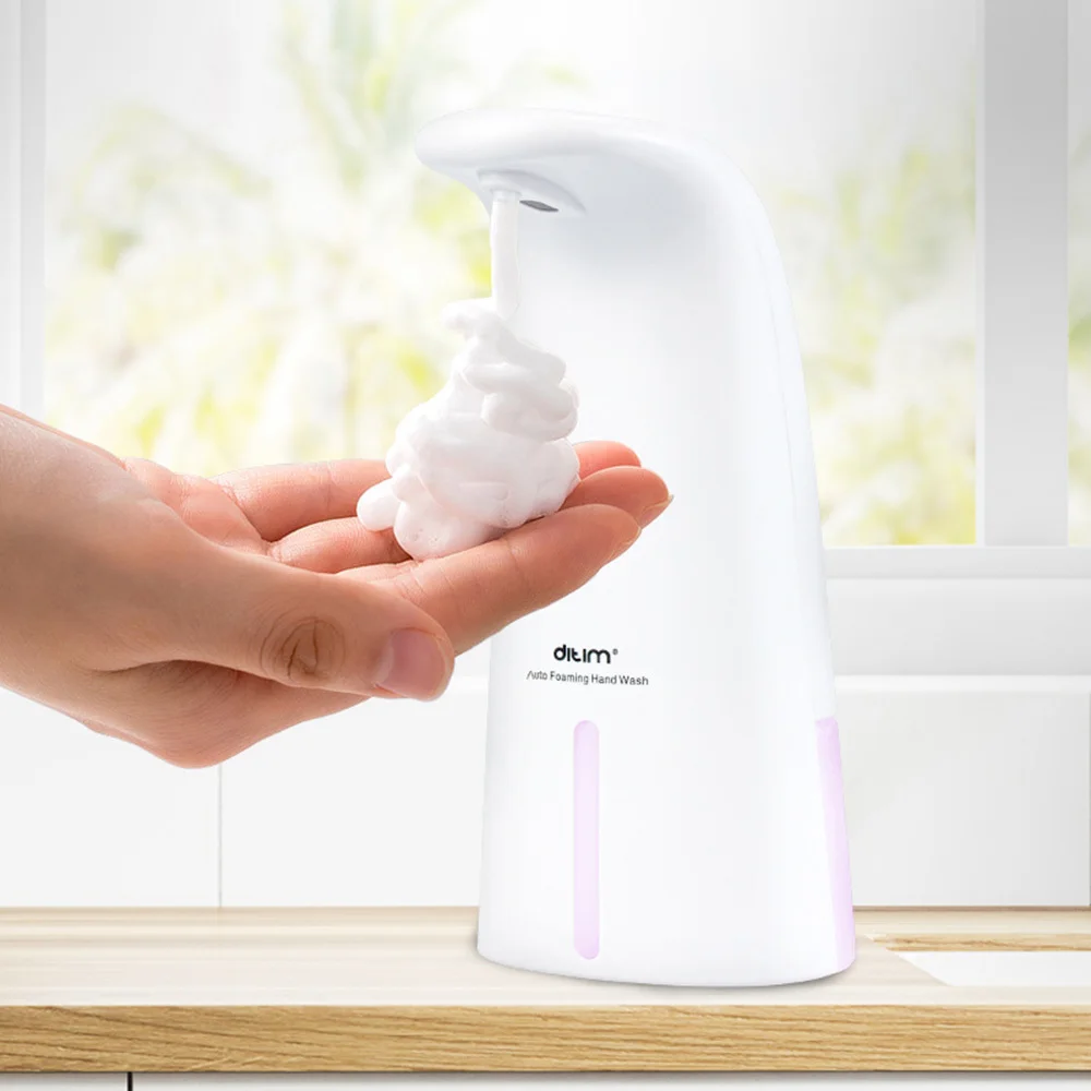 Commercial & Industrial Lighting Automatic Foam Soap Dispenser Infrared Sensing Induction Liquid for Bathroom Kitchen HotelOmni
