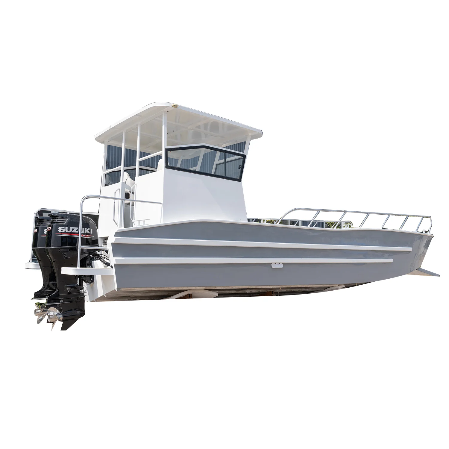 Offshore 10m landing craft working passenger boat with outboard engine