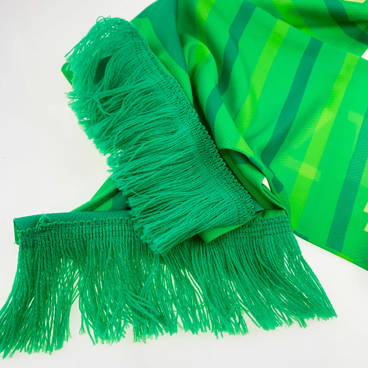 Wholesale Customized World Football Cup Football Team Club Scarf Double Sided Printing and Dyeing Fan Scarf Soccer Scarf Custom