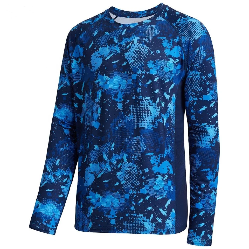 2023 Summer Top Quality Quick-dry Moisture-wicking Upf 50+ Sun Protection Long Sleeve  Fishing T shirts for Sale