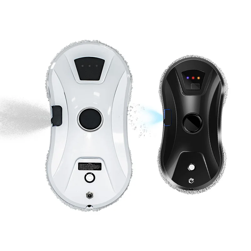 Compact storage electric small glass window cleaning robot wireless window vacuum cleaner automatic magnetic window cleaner