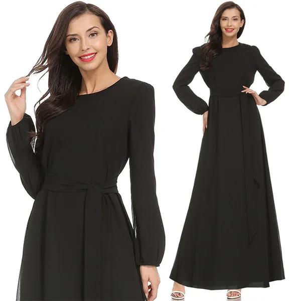Casual Dress Clothes Maxi Dress Club Party Cloth Long Evening Party Wear Gown Turkey Dubai Ladies Long Sleeve Maxi Dress