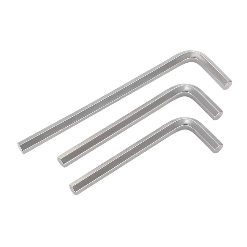 Cheap l-type hand tool 1.5mm 2mm 2.5mm 3mm 4mm 5mm sizes nickle plated carbon steel hex allen key wrench tools