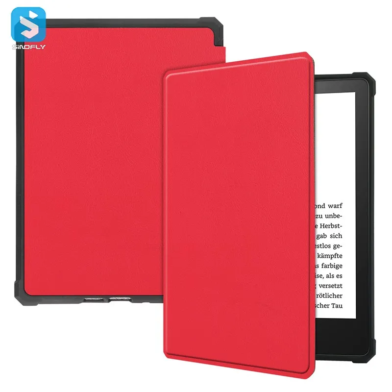 New Smart Case Leather case for Amazon Kindle paperwhite 2021 6.8inch