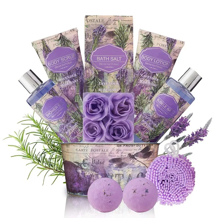 Wholesale Premium Showering Bath Set Luxurious Spa Set For Cleansing and Skin Nourishing
