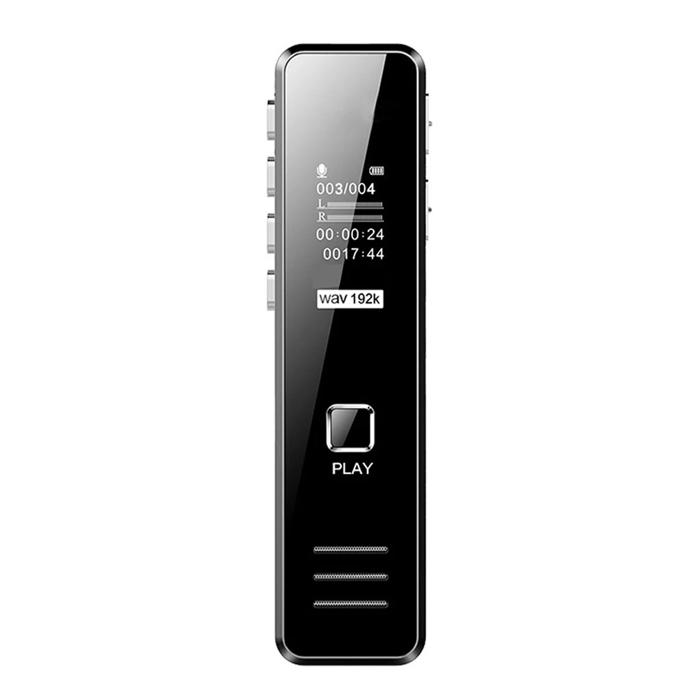 Mini Digital Voice Recorder Pen 192kbps 20 hours Recording MP3 Playing Mini Voice Recorder No Memory Support 32GB TF Card PQ139